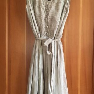 Traffic People 100% silk maxi dress with tags, M